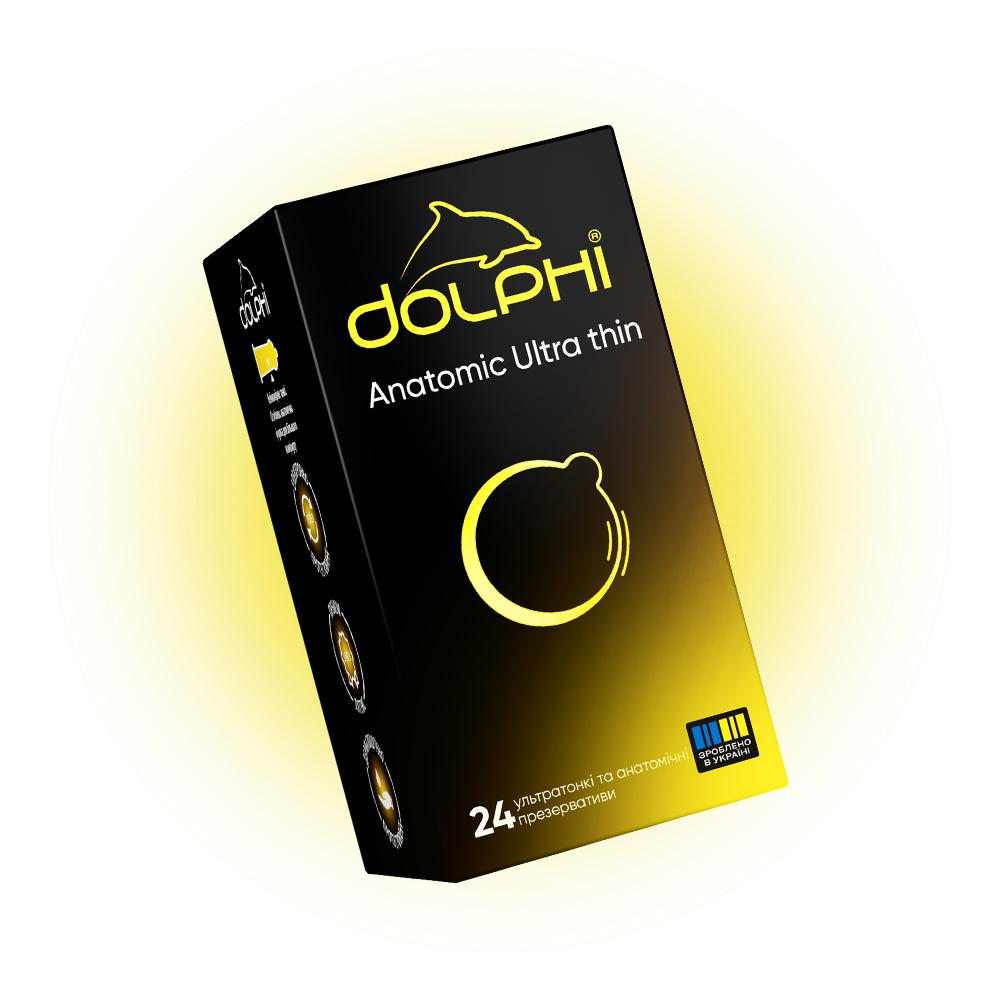 Презервативы Dolphi Anatomic Ultra Thin ультратонкие анатомические 24 шт. (000003828)