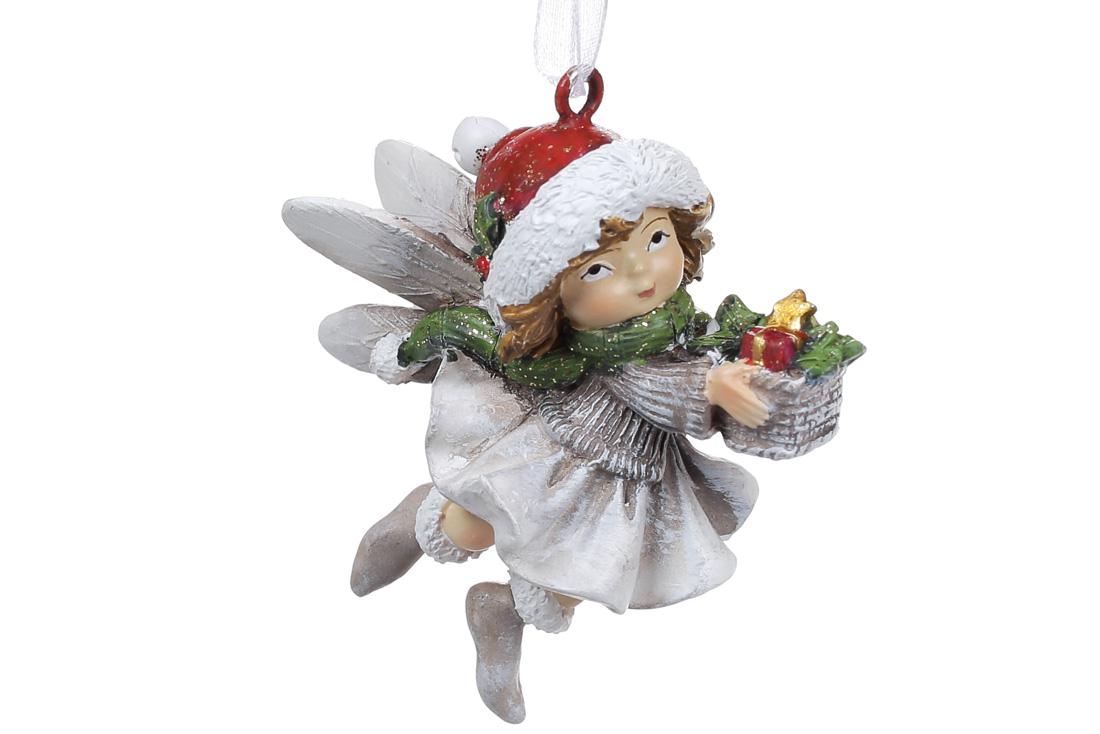 Декоративная подвеска BonaDi Малышка Фея с подарками (707-944)