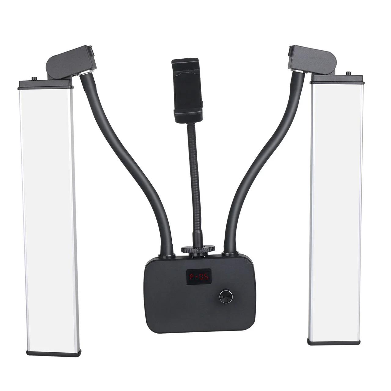 Led-лампа для селфи MULTIMEDIA X AL 45X двухрожковая для визажистов - фото 6