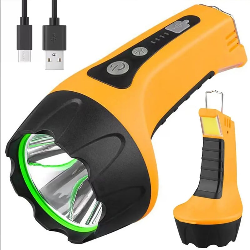 Фонарик светодиодный UKC T60-3W-COB портативный USB подвесной крюк (23678357) - фото 6 Фонарик светодиодный UKC T60-3W-COB портативный USB подвесной крюк (23678357) - фото 6