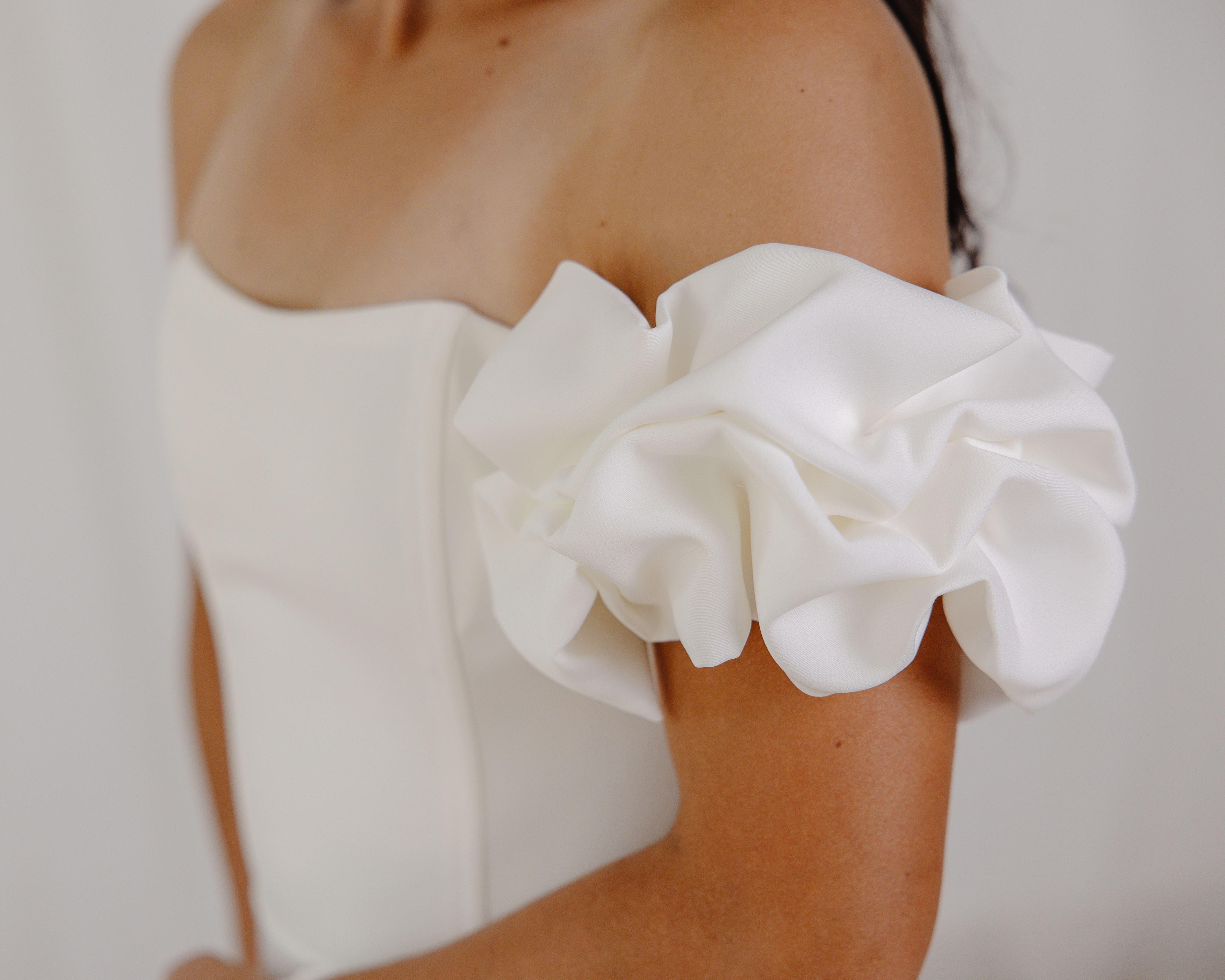 Платье вечернее XS Белый (0002369-XS) - фото 3 Платье вечернее XS Белый (0002369-XS) - фото 3