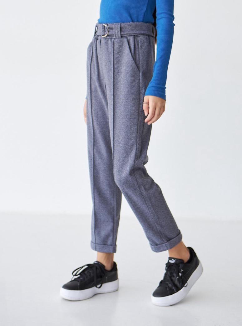 Брюки-слоучи для девочки утепленные Valza 3425 152 см Синий Брюки-слоучи для девочки утепленные Valza 3425 152 см Синий