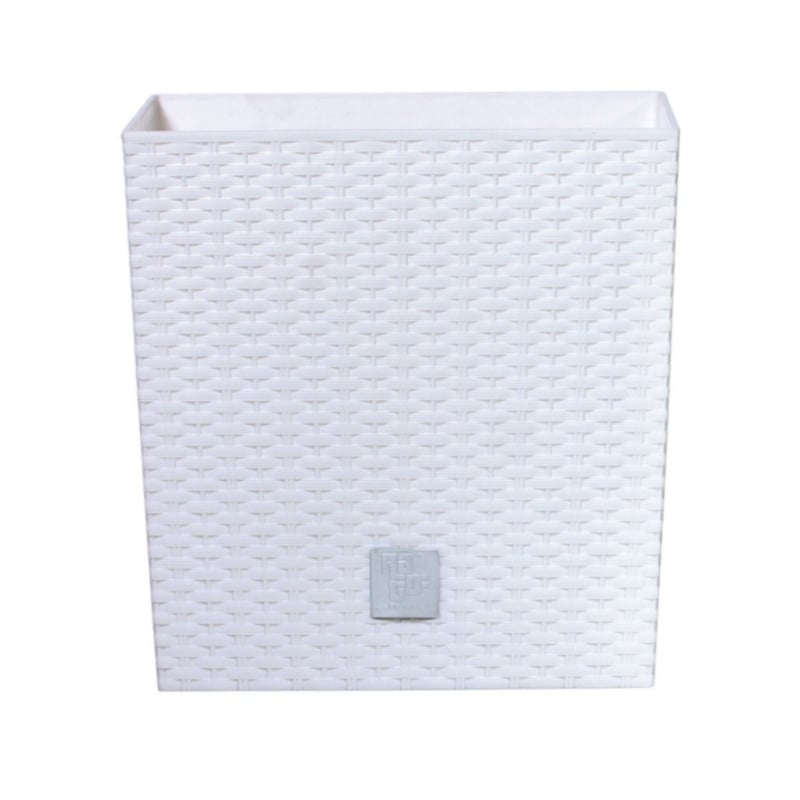 Горщик для квітів Prosperplast Rato зі вставкою 2в1 Н-26,6 см Білий (70894-449)