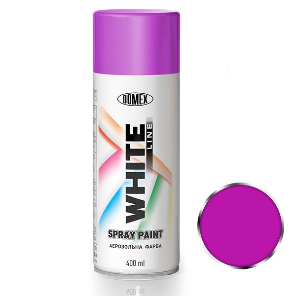 Аерозольна фарба DOMEX WHITE LINE 400 мл RAL4008 Фіолетовий (2609081676)