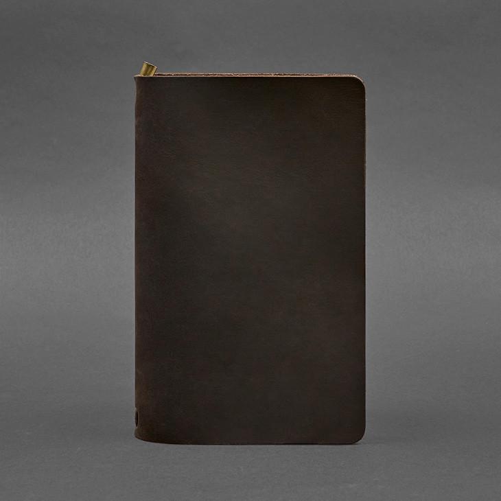 Блокнот кожаный Софт-бук 8.0 Crazy Horse на резинке Темно-коричневый (A-028074) - фото 5 Блокнот кожаный Софт-бук 8.0 Crazy Horse на резинке Темно-коричневый (A-028074) - фото 5