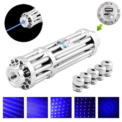 Лазерная указка B019 Blue Laser 50000 mW 450 nm 10000 m (2101319926) - фото 3