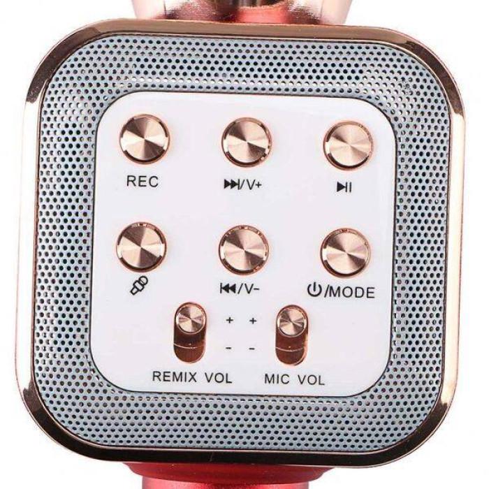 Микрофон-караоке Wster WS-1818 с USB/microSD/AUX/FM/Bluetooth (12926-1) - фото 5