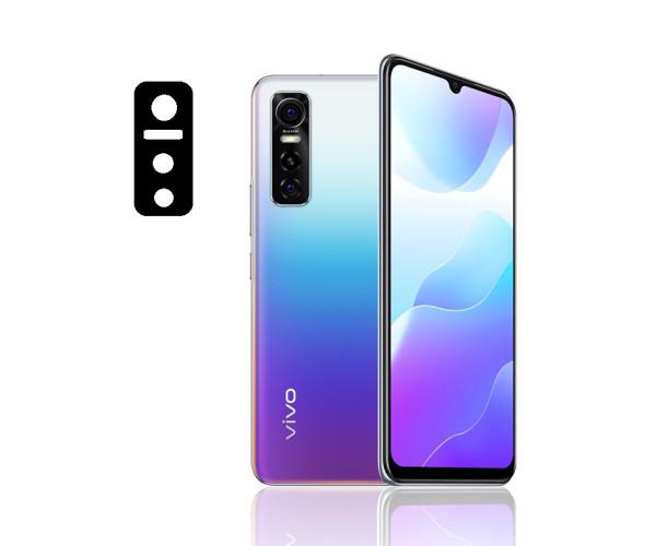 Противоударная гидрогелевая пленка Hydrogel Film для vivo S7e 5G на камеру 3 шт, Transparent