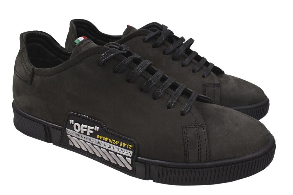 Кеди чоловічі Vadrus зі шкіри р. 40 Хакі (244-20DTC)