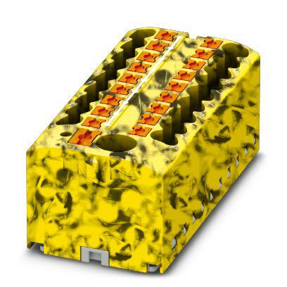 Розподільний блок Phoenix Contact PTFIX 6/18X2,5-FE 450В 24A Push-in Жовто-чорний (3273394)