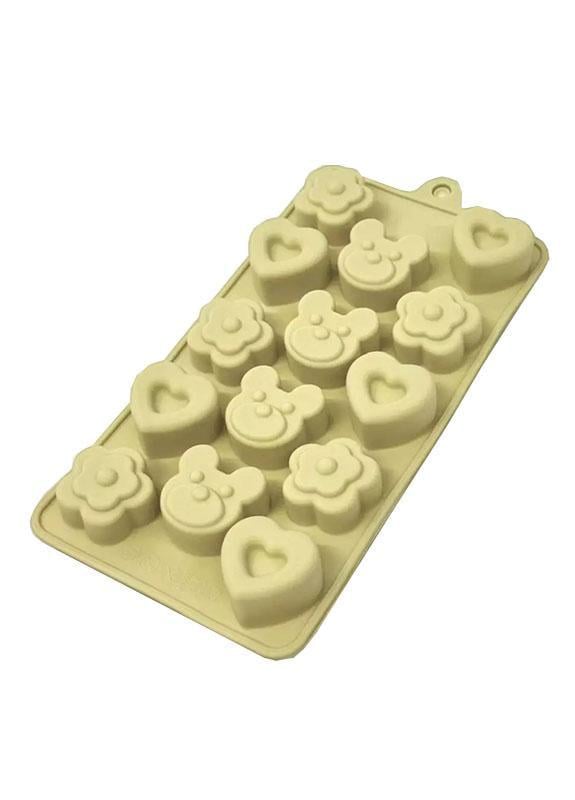 Форма для выпечки и замораживания Laska силиконовая 20х10 см Горчичный (2147SP)