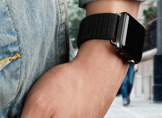 Нейлоновый ремешок Primo для Apple Watch 38 мм/40 мм Black (701793283) - фото 6 Нейлоновый ремешок Primo для Apple Watch 38 мм/40 мм Black (701793283) - фото 6