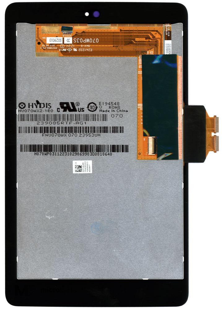 Матрица с тачскрином для планшета Asus Google Nexus 7 rev3 Черный