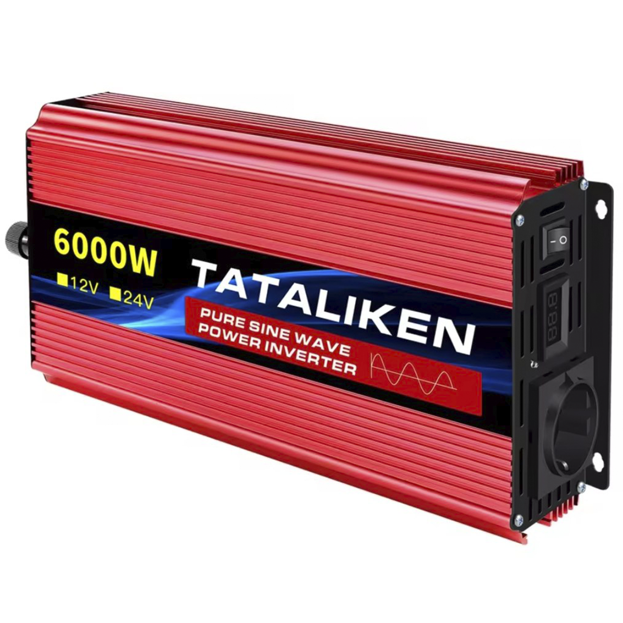 Инвертор 12V 220V Tataliken 6000W с розеткой