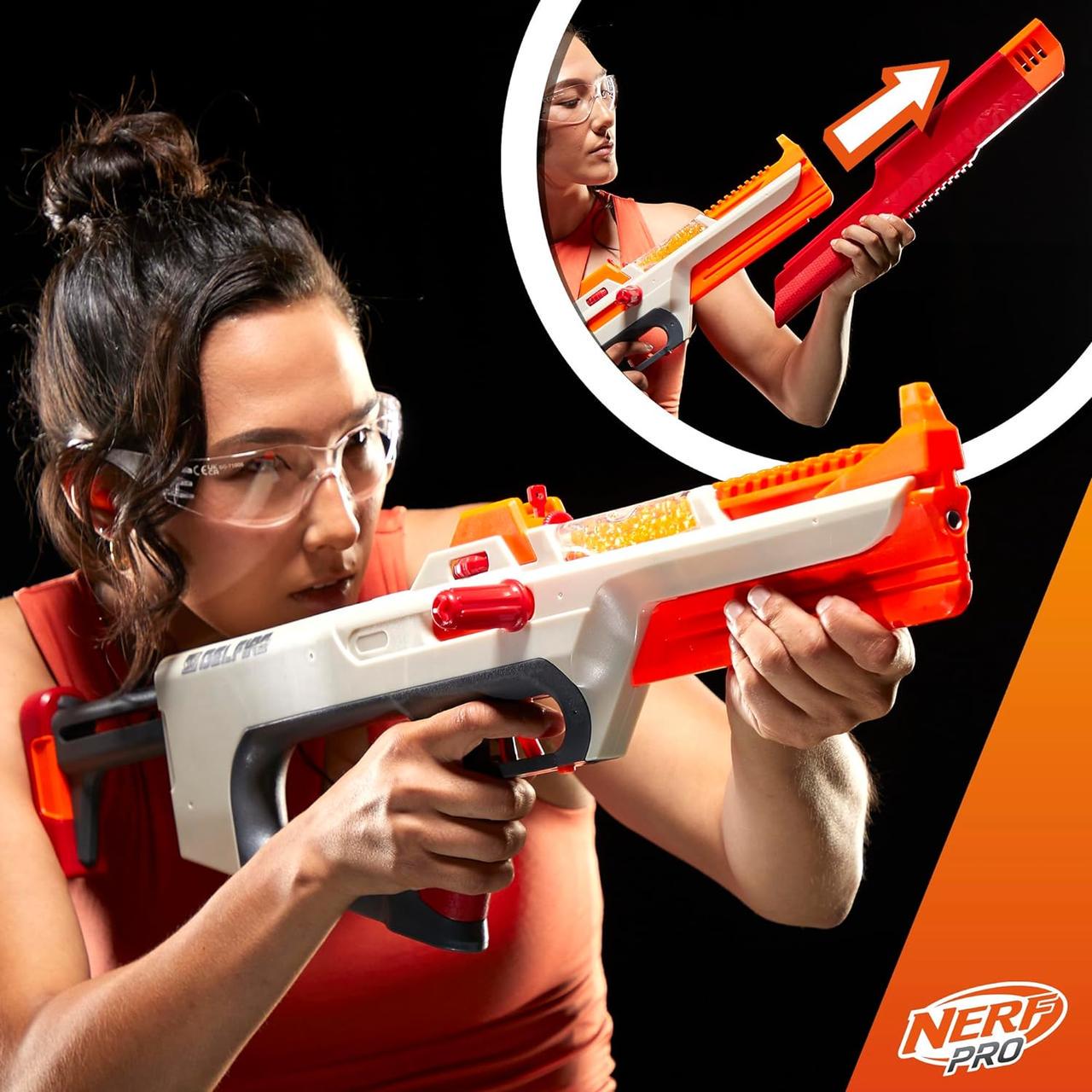 Бластер Nerf Pro Gelfire Ghost Bolt Action Blaster (F7632) - фото 6