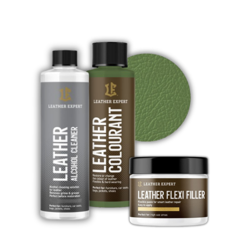 Набор для легкой реставрации кожаного салона Leather Expert 601 Green