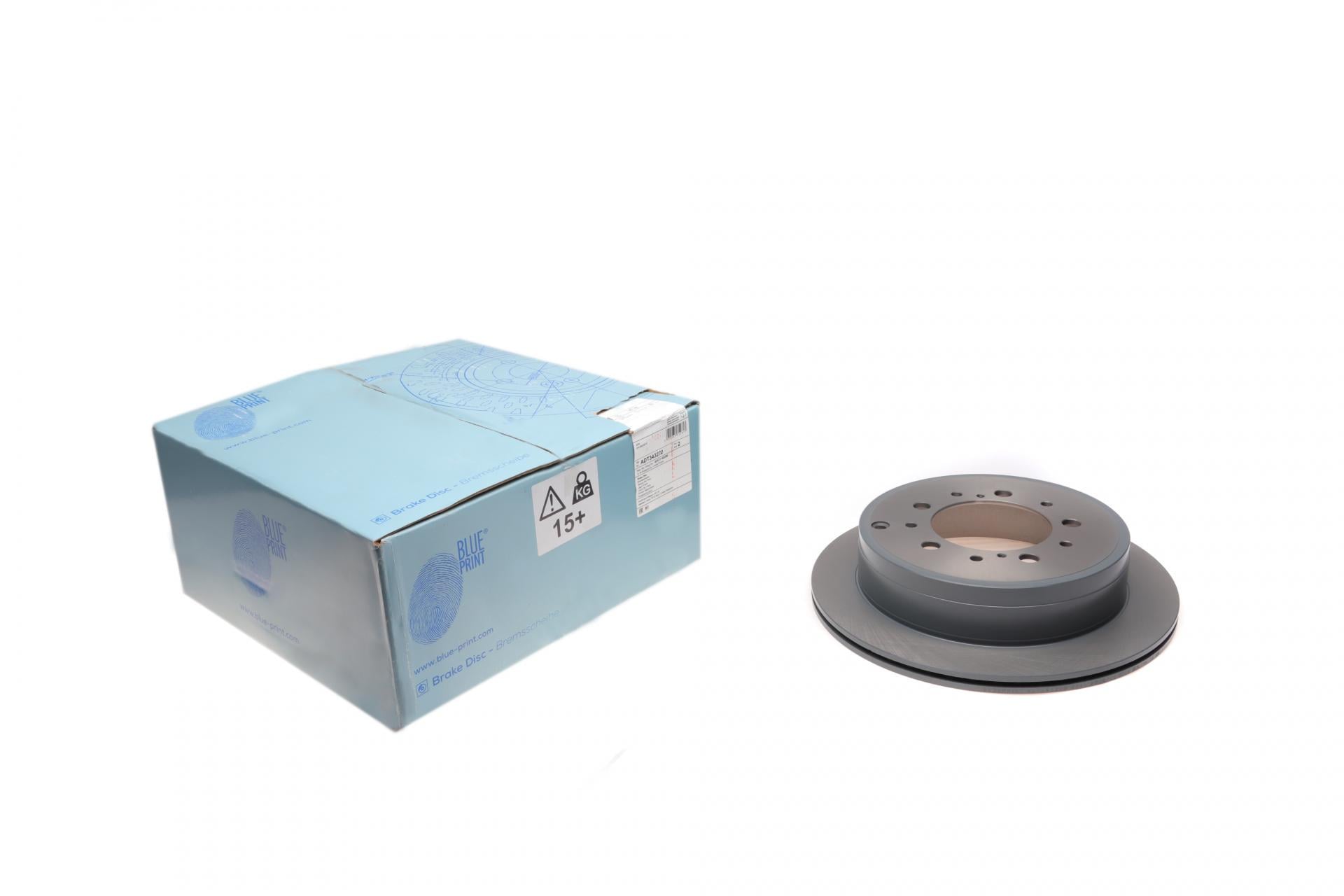 Диск гальмівний задній BLUE PRINT Toyota Land Cruiser 200 08- з покриттям 345x18 мм (ADT343270 BLUE PRINT)