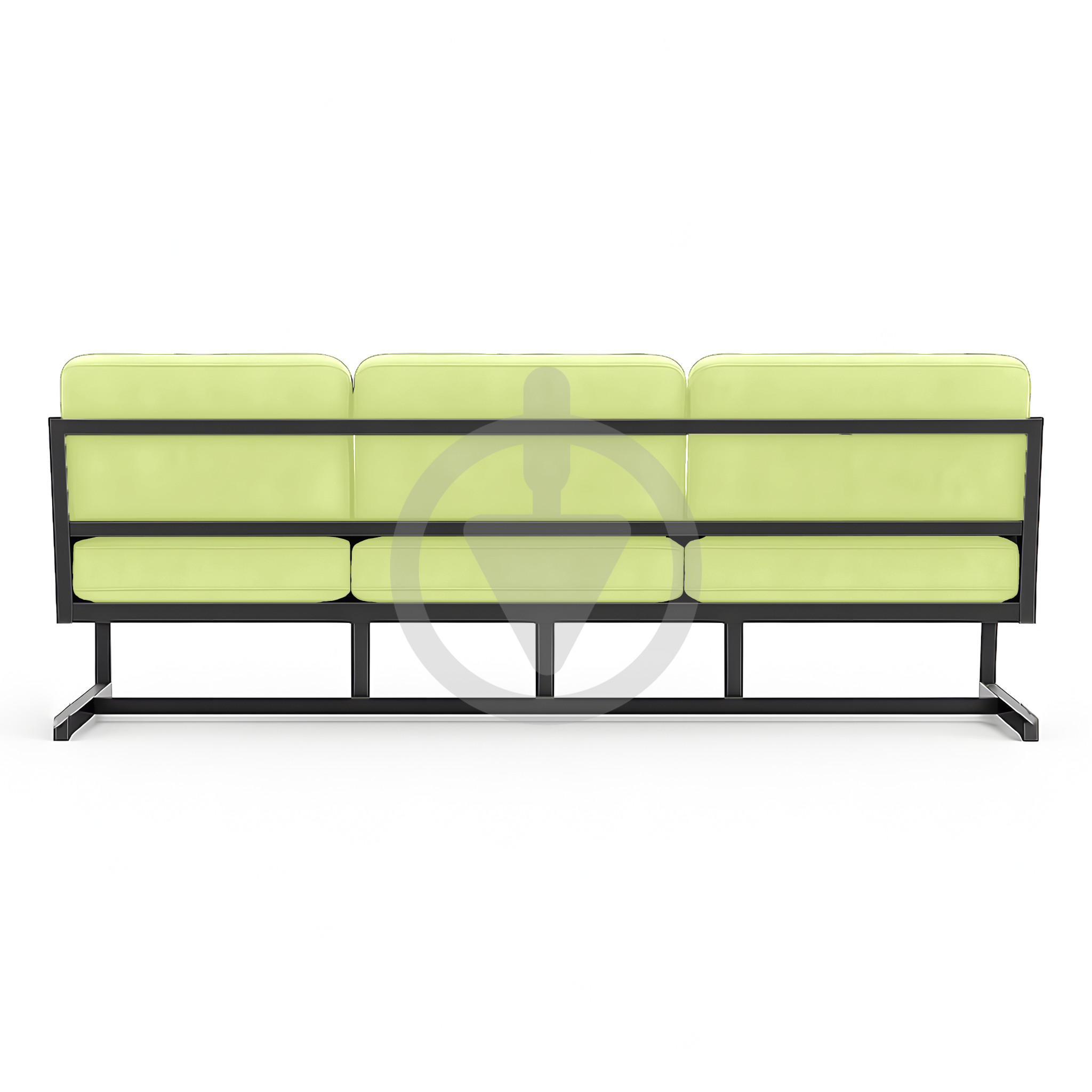 Диван металлический AVVS Атлас с подлокотниками лофт оксфорд 246 см Салатовый - фото 3 Диван металлический AVVS Атлас с подлокотниками лофт оксфорд 246 см Салатовый - фото 3