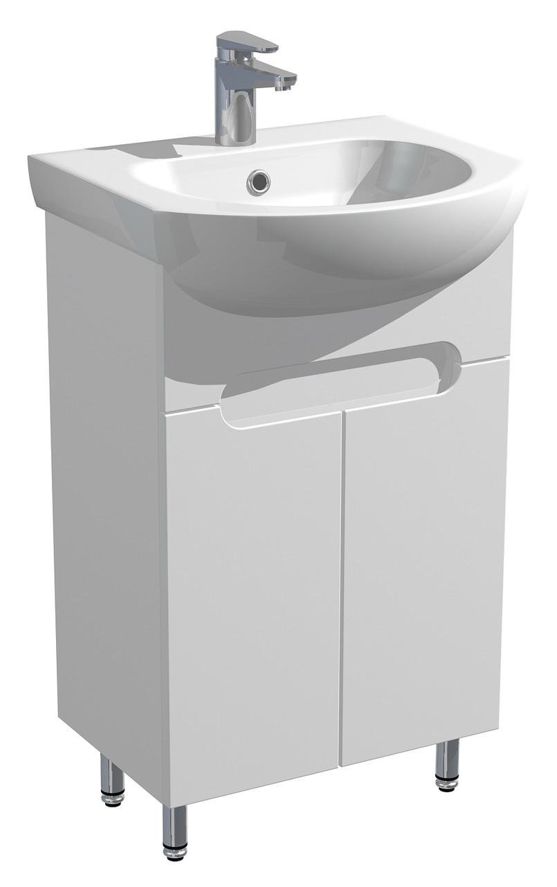 Тумба для ванной комнаты с умывальником Руна 50 см Белый (30632067) Тумба для ванной комнаты с умывальником Руна 50 см Белый (30632067)