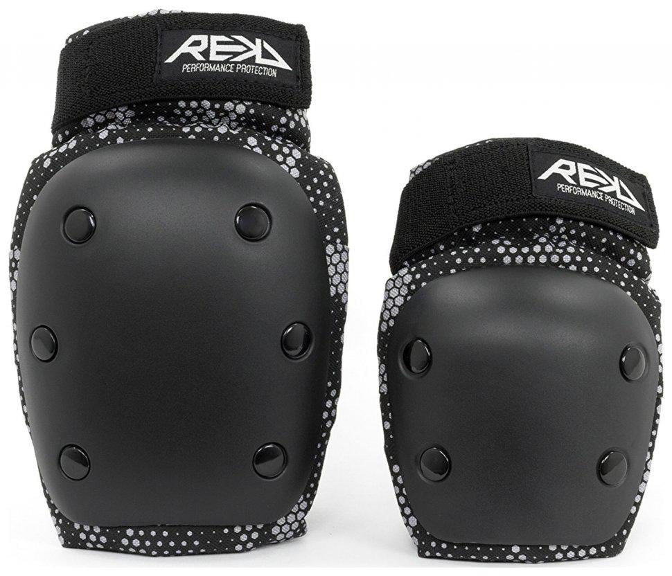 Защита набор REKD Heavy Duty Double детский S Черно-серый