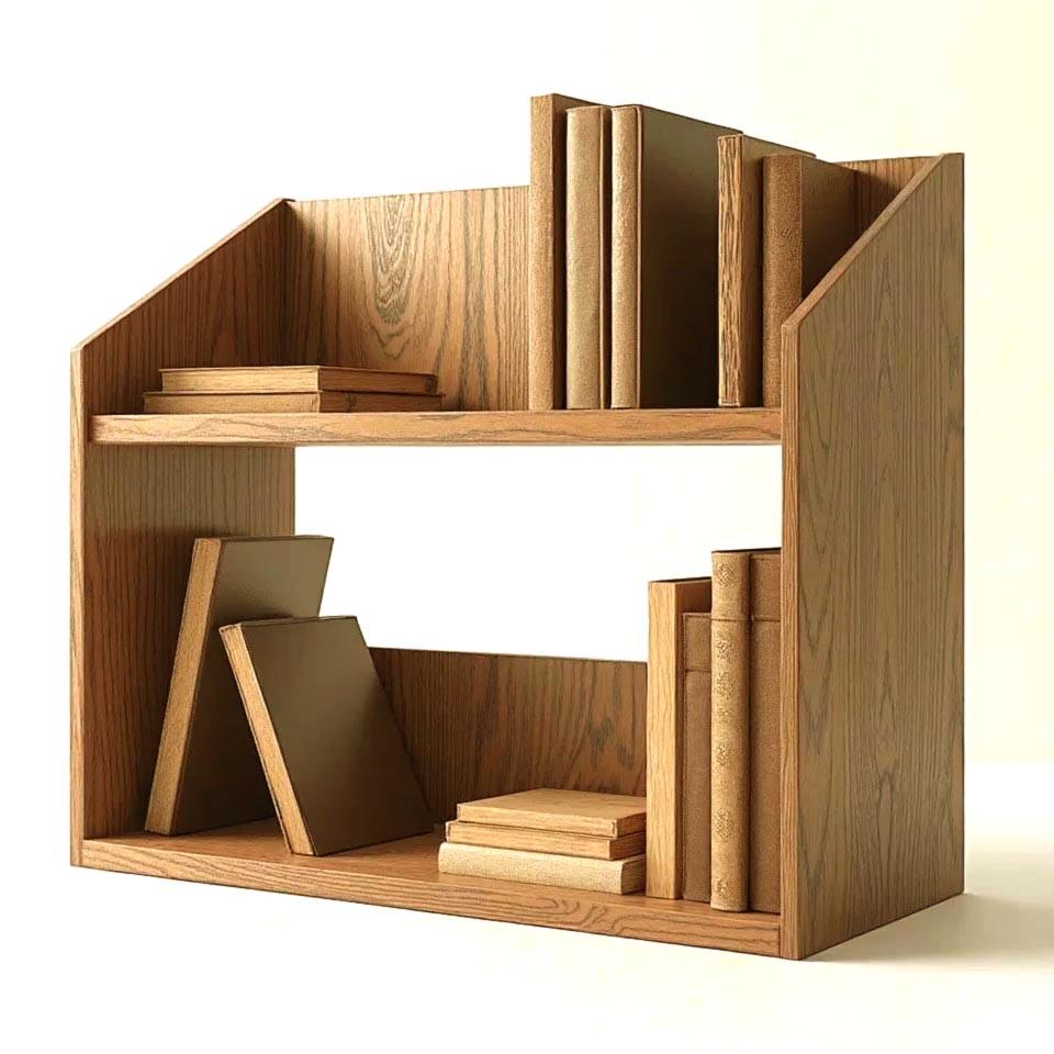 Полка книжная настольная из дерева Пуэнт Сиена (КПА-033105)