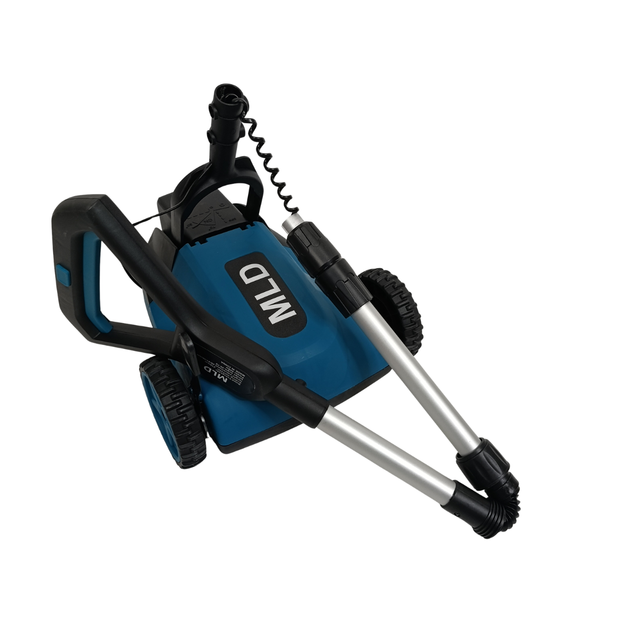 Газонокосарка акумуляторна 48V компактна бездротова для газону Синьо-чорний (AT-7801)