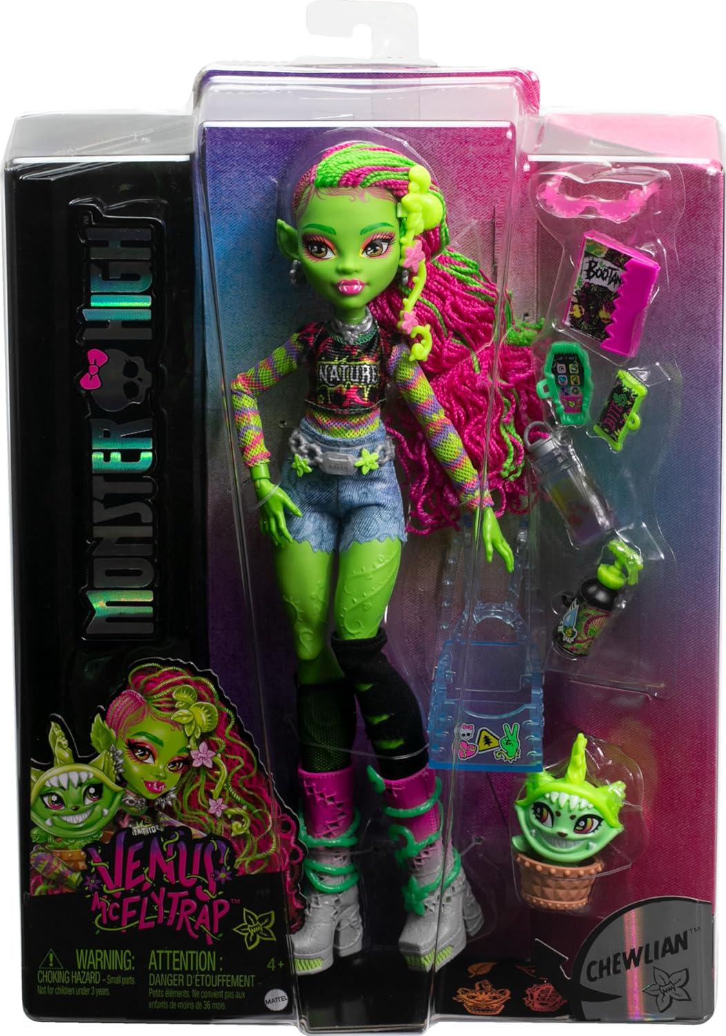 Лялька Monster High Venus McFlytrap Doll Faboolous Friends Mattel - фото 5