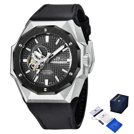 Наручний годинник Pagani Design PD-YS010 Silver-Black-Black (1878)