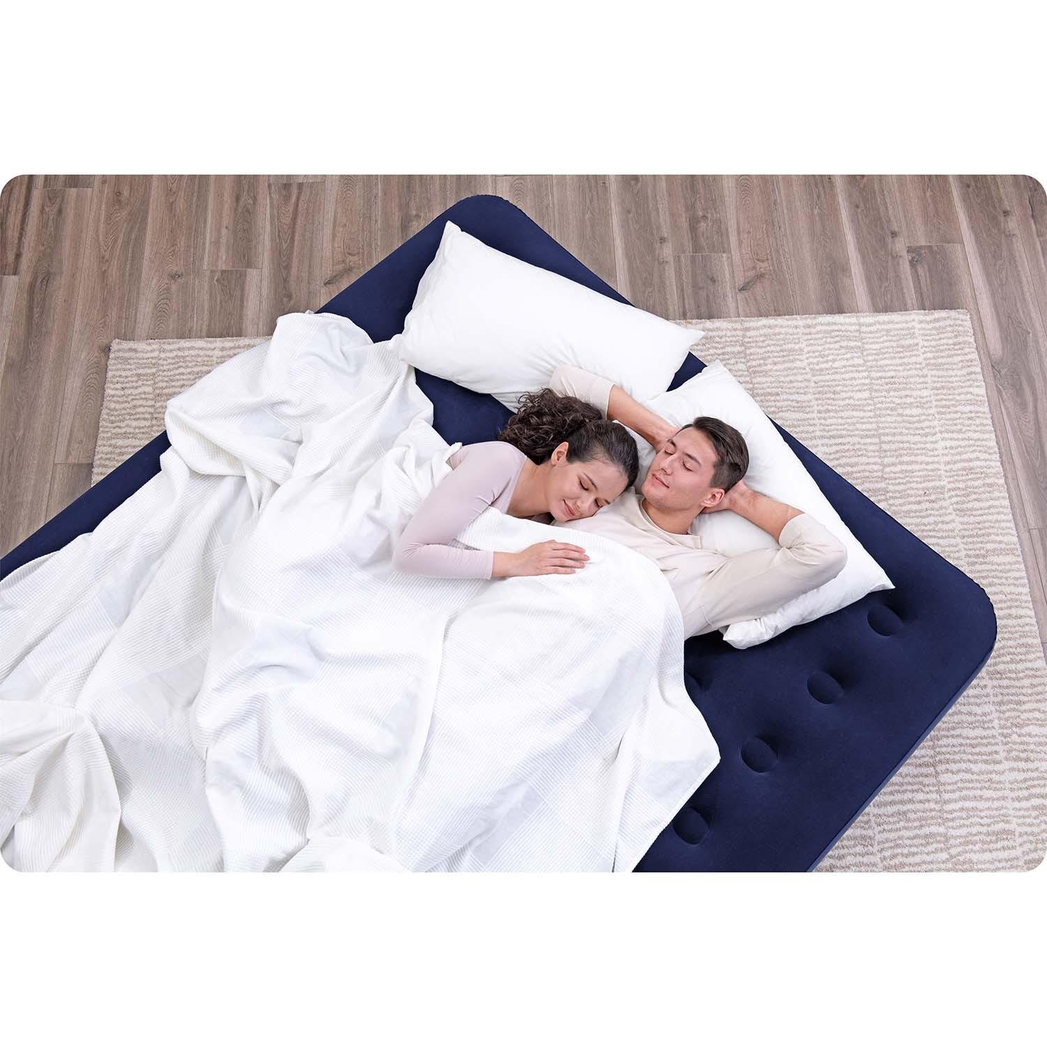 Матрас надувной Bestway с насосом 203x183 см (67004) - фото 6