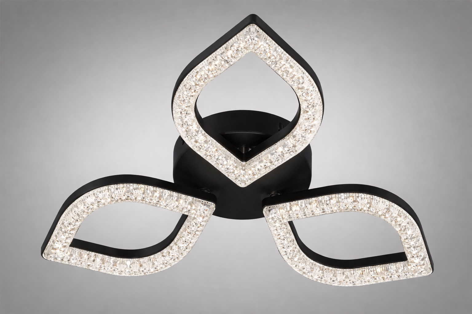 Люстра потолочная LED 45W Черный (MX4773/3S BK)