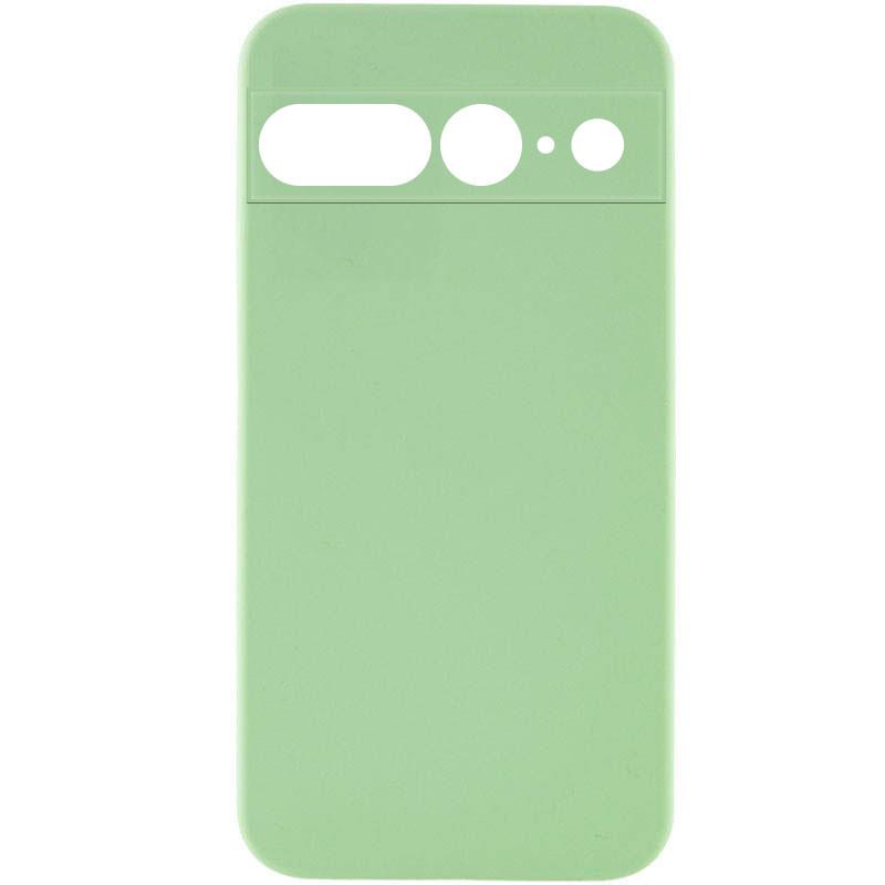 Противоударный чехол Silicone Cover Lakshmi Full Camera (AAA) для Google Pixel 7 Pro Мятный / Mint