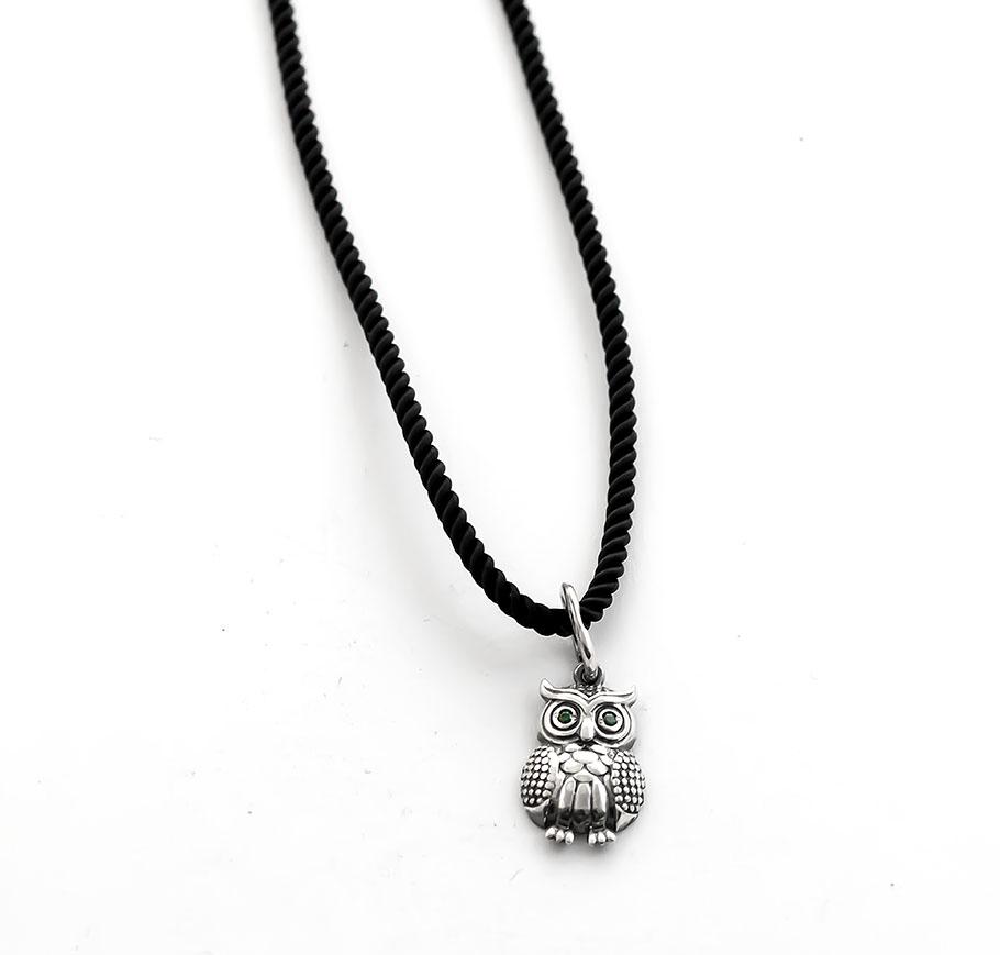 Подвеска маленькая Maxi Silver 7206 Сова (87206) - фото 3