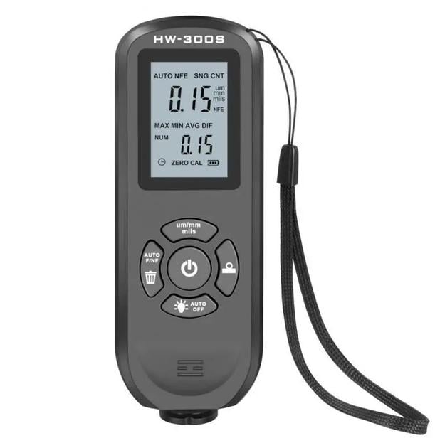 Толщиномер для автомобильной краски и покрытий HW-300S