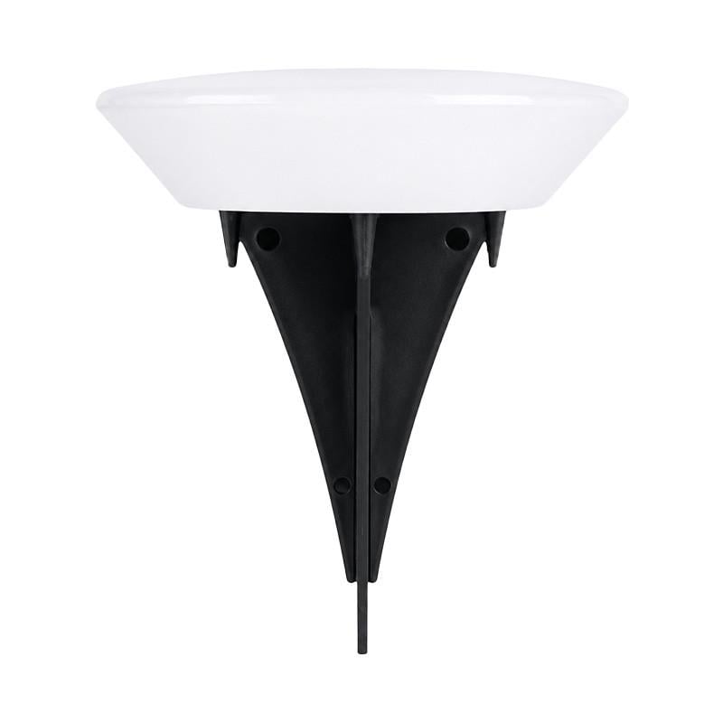 Садовий LED-світильник Lesko Disk lights HP-2315 декоративний Білий (36490775)