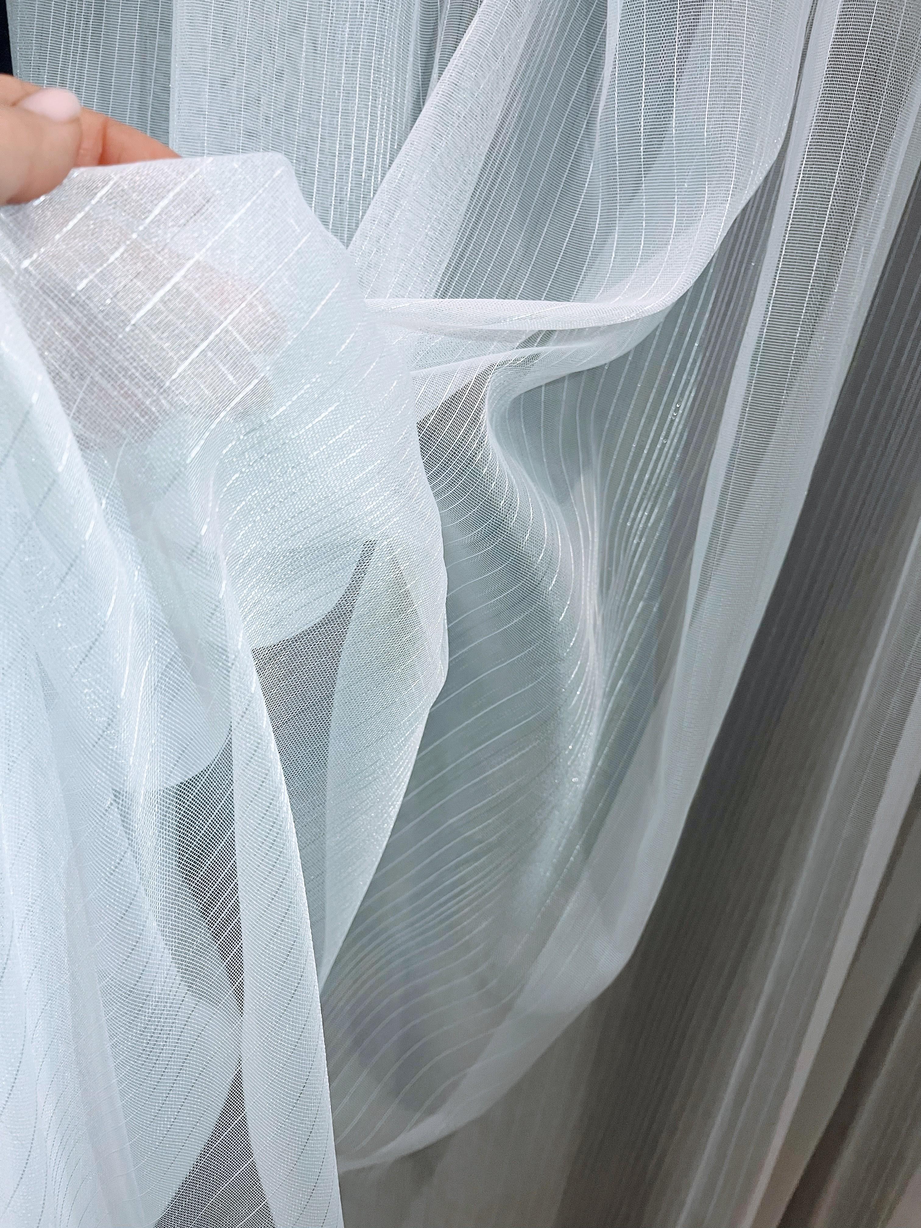 Тюль бамбук структурированный Solen 3х2,7 м 1 шт. Белый (3141/327)