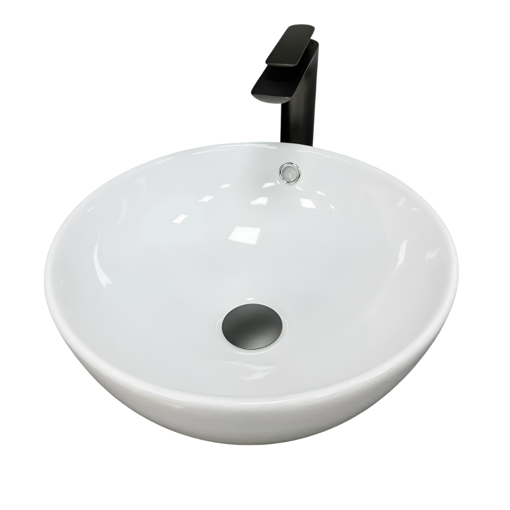 Раковина накладна VBI Brunico кругла 435x440 мм White (VBI-015200)