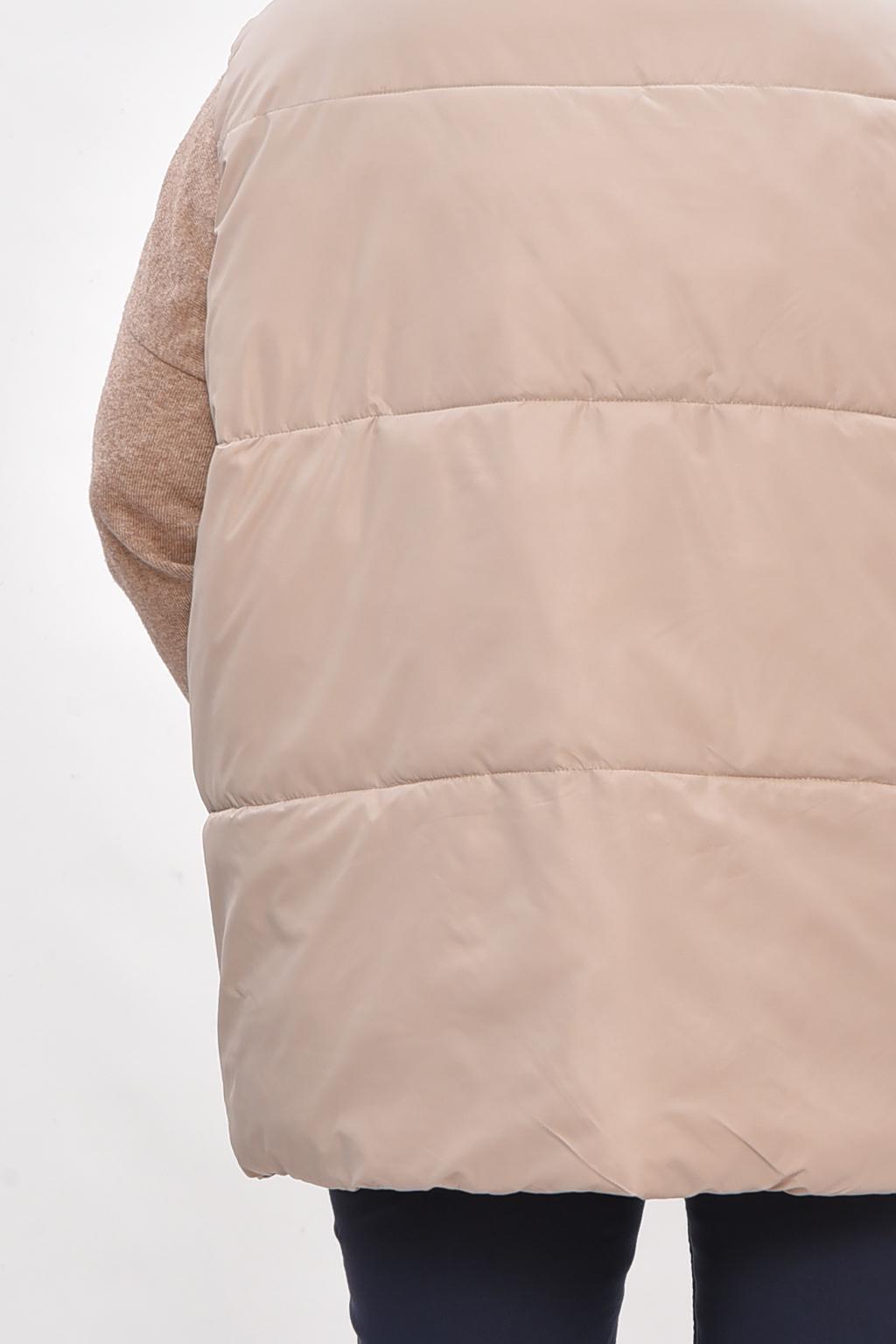 Жилетка жіноча батал 206033 демісезонна 6XL Світло-сірий - фото 3 Жилетка жіноча батал 206033 демісезонна 6XL Світло-сірий - фото 3