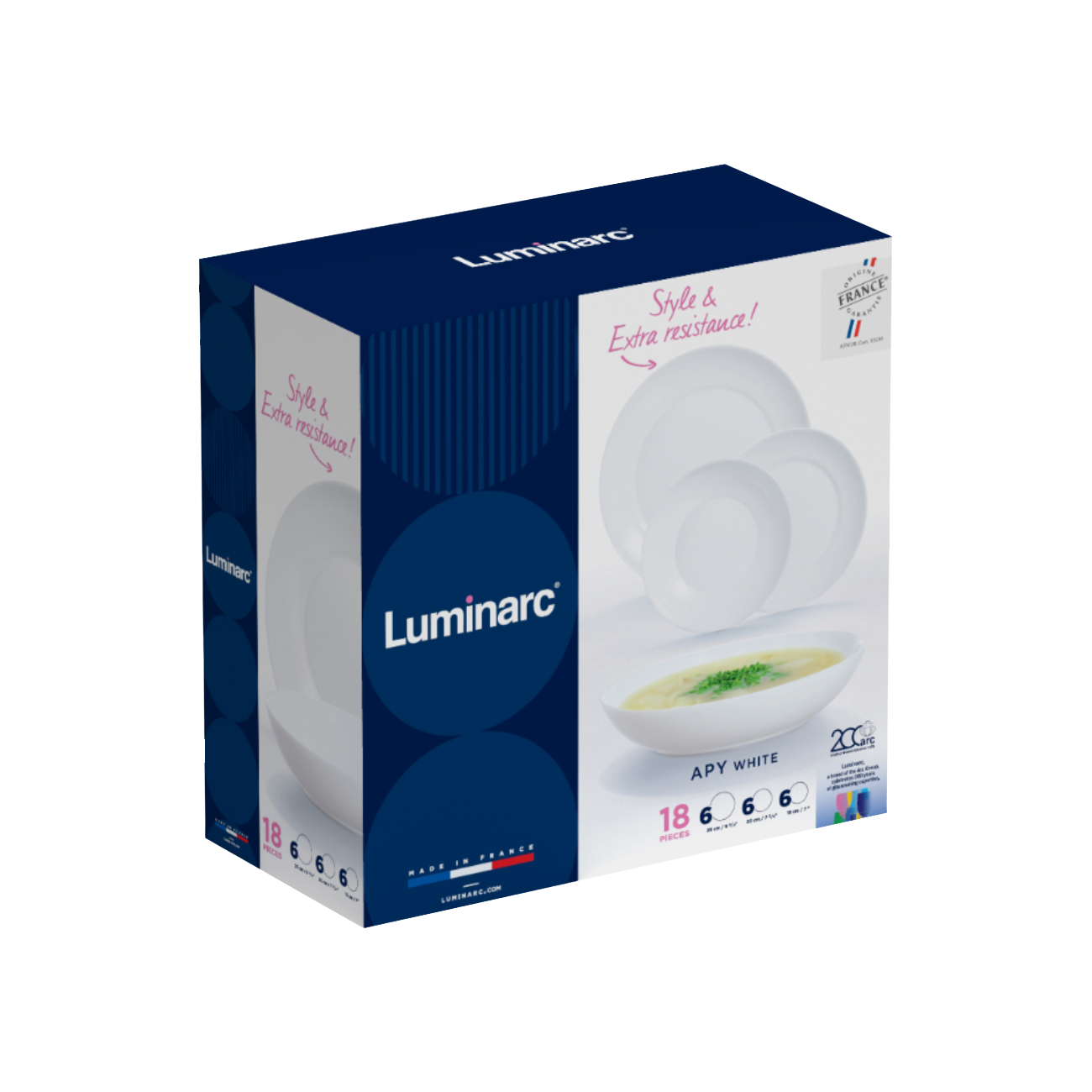 Сервиз Luminarc APY 18 шт. (UG-V9608) - фото 10 Сервиз Luminarc APY 18 шт. (UG-V9608) - фото 10