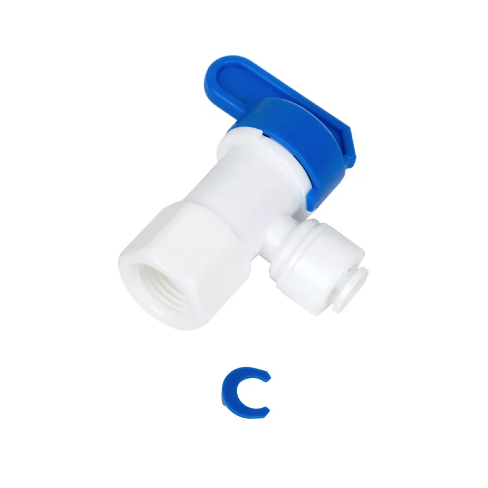 Кран для бака ITAL ST001A 1/4"Q x 1/4"РВ (SQ-1046501) Кран для бака ITAL ST001A 1/4"Q x 1/4"РВ (SQ-1046501)