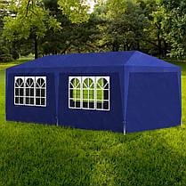 Павільйон садовий AVKO Garden з 6 стінками 3х6 м Синій - фото 2