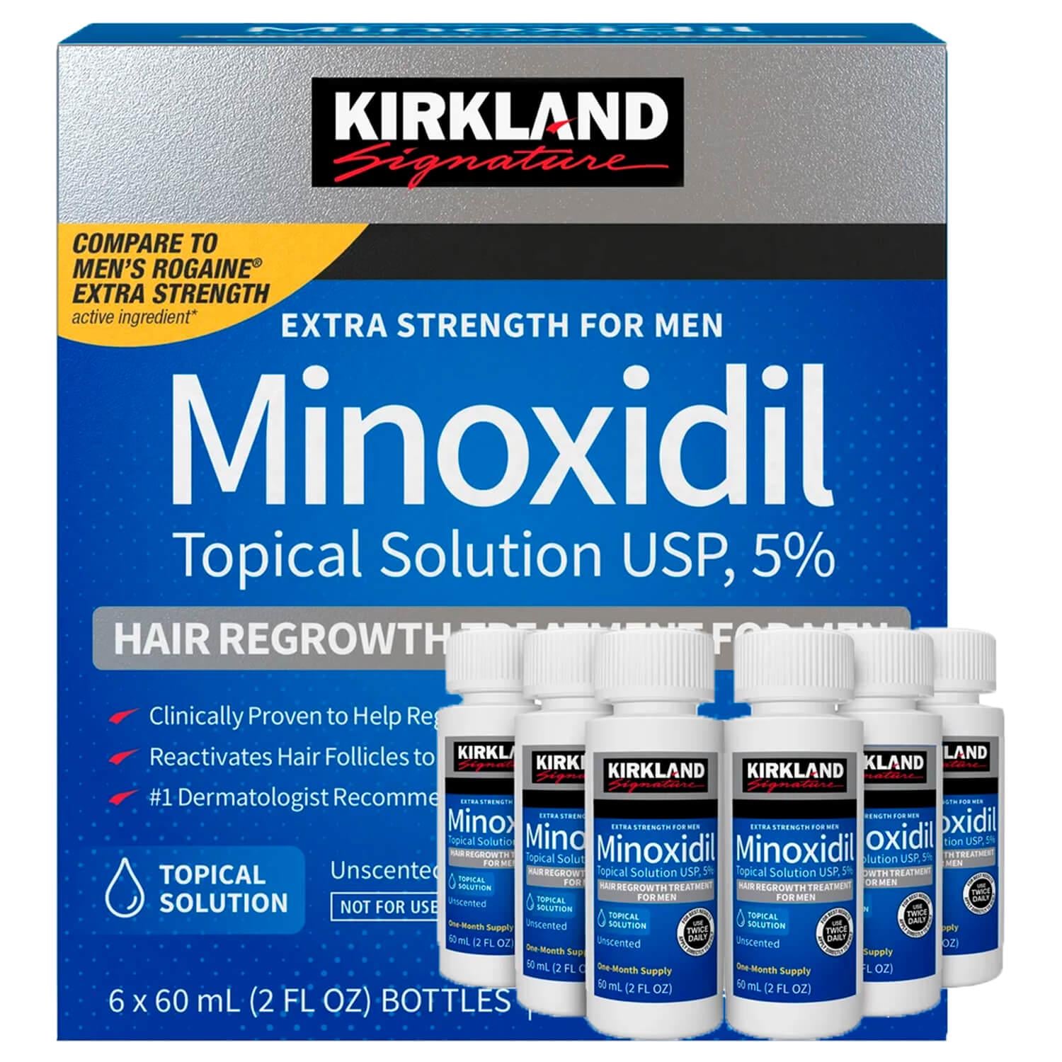 Миноксидил 5% Kirkland Minoxidil для роста бороды и волос 60 мл 6 шт. (id_4157) Миноксидил 5% Kirkland Minoxidil для роста бороды и волос 60 мл 6 шт. (id_4157)