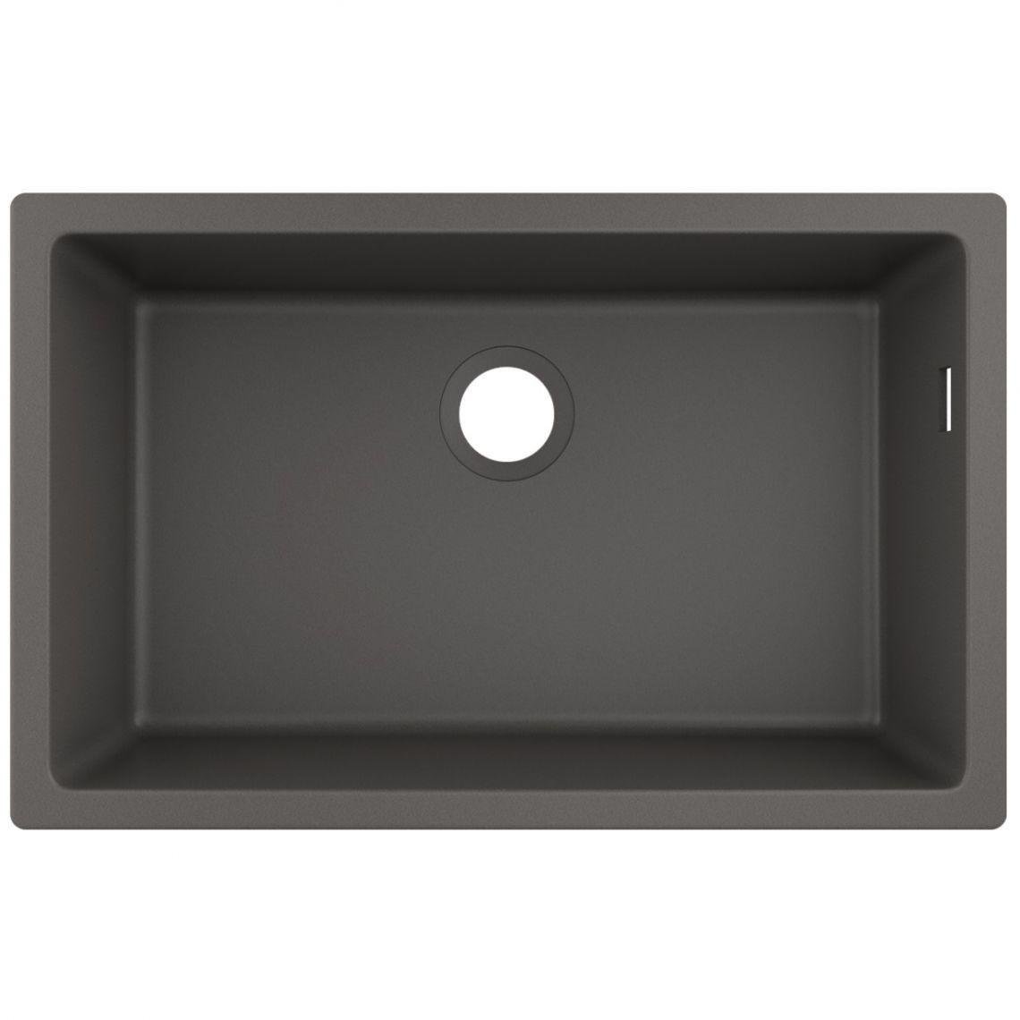 Мойка для кухни Hansgrohe S510-U660 под столешницу 710х450 мм Stonegrey (43432290)