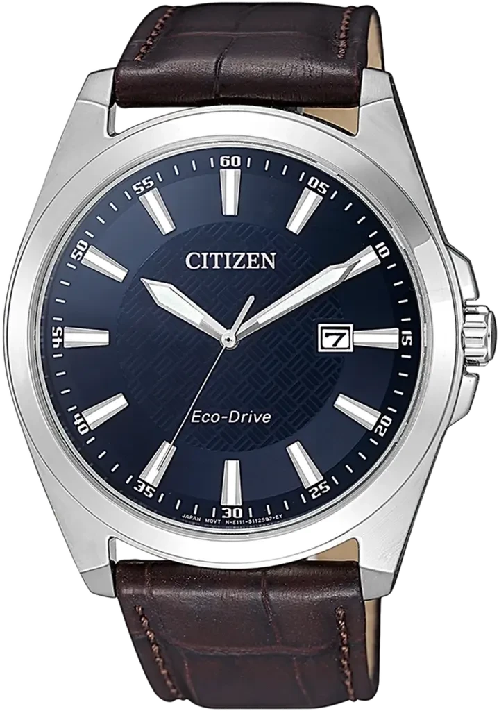 Наручний годинник чоловічий Citizen BM7108-22L Eco-Drive із сапфіровим склом/сталевим корпусом/синім циферблатом та водозахистом 100 м