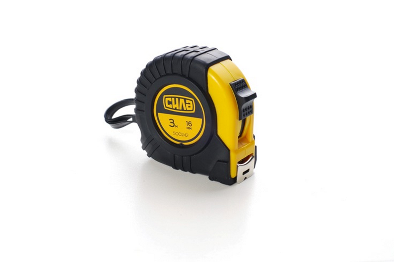 Рулетка обгумована Сила Стандарт 3 м х 16 мм (500242)