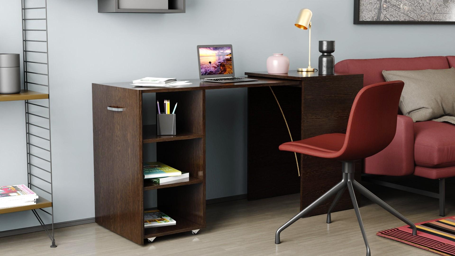 Стіл-тумба трансформер Ferrum-decor Смарт 1/1 ДСП 16 мм 750x1450x500 мм Венге Магія (FRD-106163) - фото 1 Стіл-тумба трансформер Ferrum-decor Смарт 1/1 ДСП 16 мм 750x1450x500 мм Венге Магія (FRD-106163) - фото 1