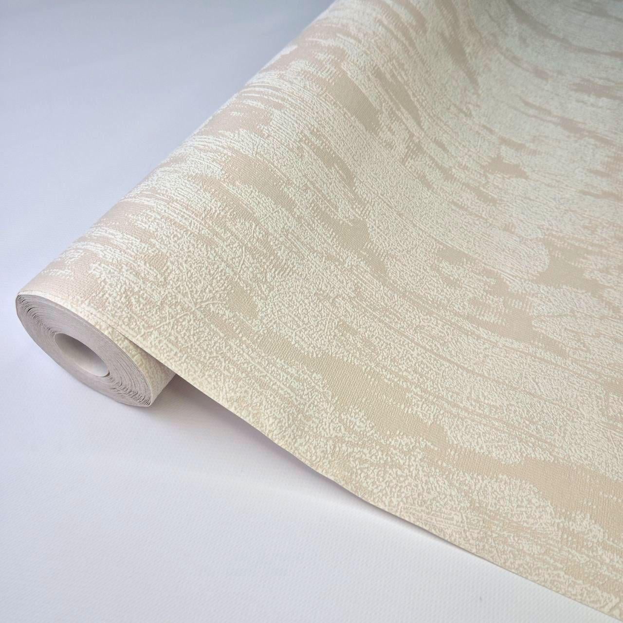 Обои виниловые на флизелиновой основе Крокус для гостиной/спальни/коридора/офиса 0,106x10 м Бежевый (8852)