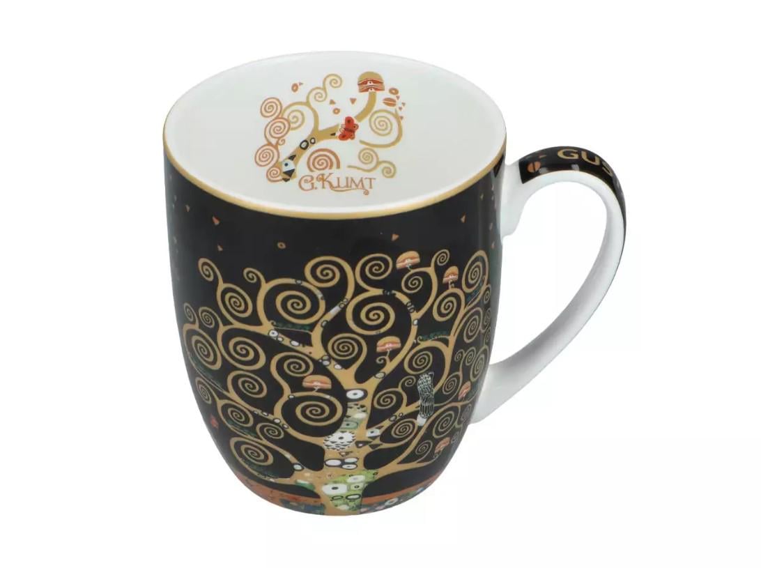 Кружка фарфоровая Carmani Г. Климт Дерево жизни 450 мл (532-0413)