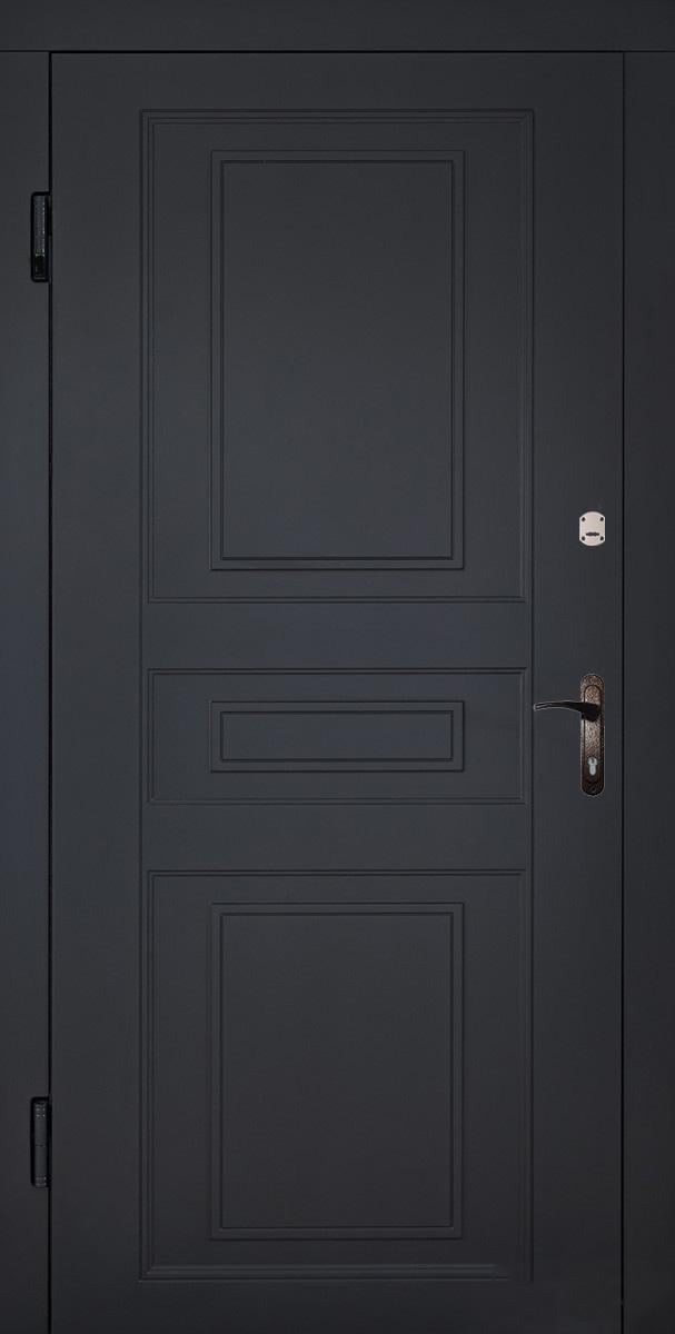 Двері вхідні ліві MSM Вулкан 2 замки метал 1,2 мм МДФ Сірий Двері вхідні ліві MSM Вулкан 2 замки метал 1,2 мм МДФ Сірий