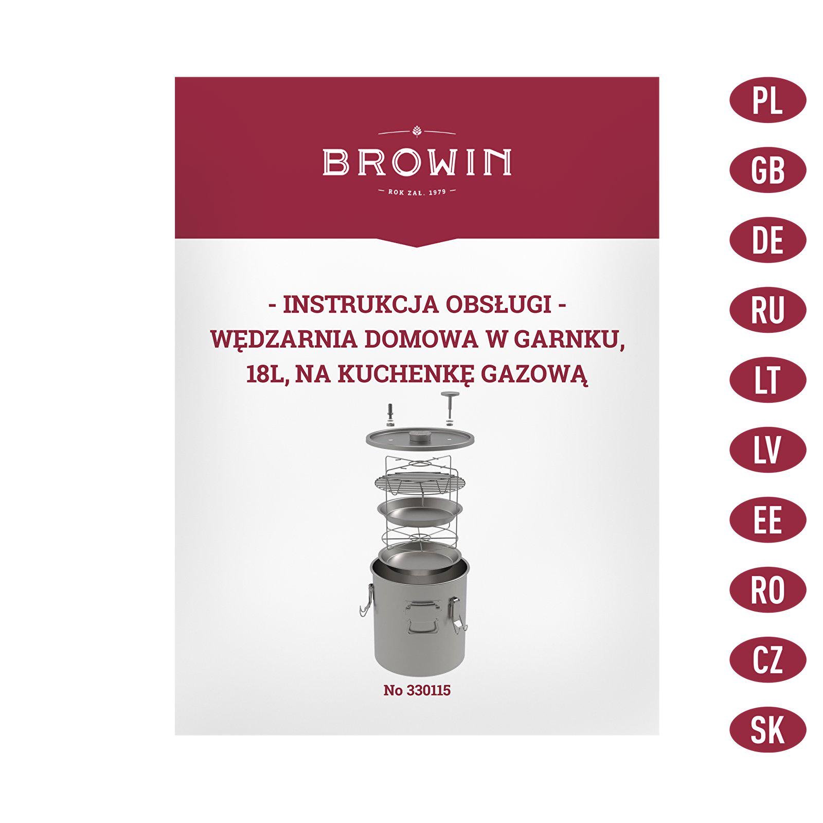 Коптильня для газової плити Browin на 5 кг м'яса  (330115) - фото 11