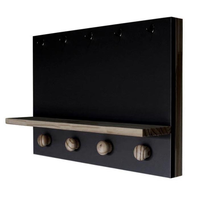 Вешалка для сумок из дерева Энгорда 4 Венге/Бланже (ВСУ-40271201)